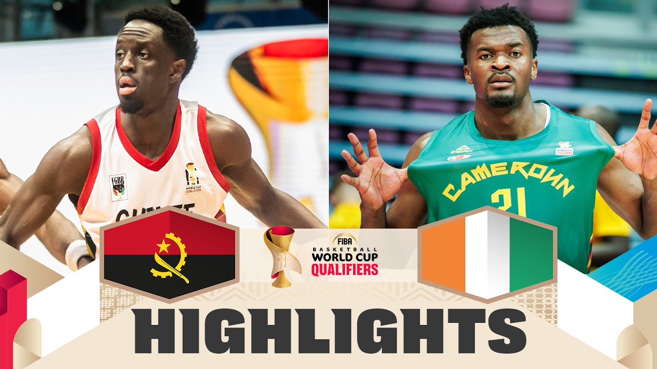 Guinea 🇬🇳 v Cameroon 🇨🇲 | Highlights | FIBA Basketball World Cup 2027 African Qualifiers