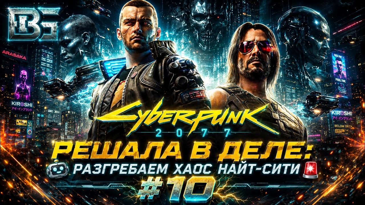 CYBERPUNK 2077 🚨 Киберпанк 2077 💥 Решала в деле: Разгребаем хаос Найт-Сити 🤖 Часть 10
