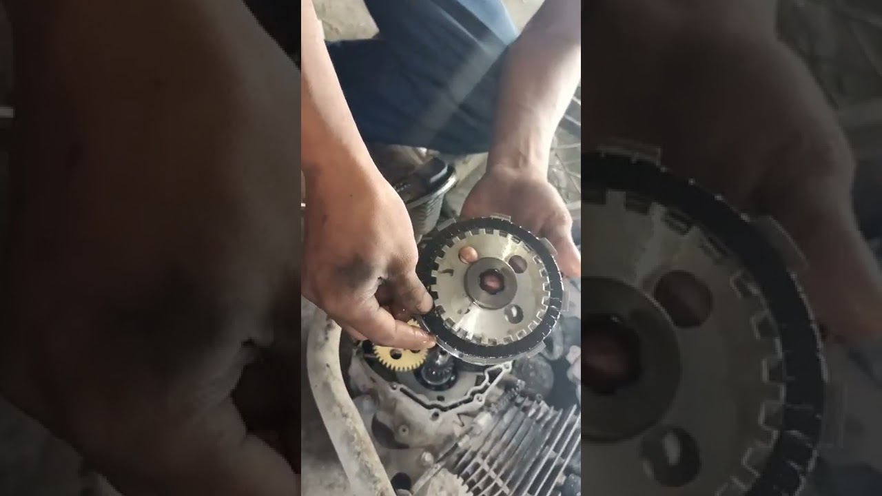 cómo cambiar pastas de clutch Italika 150