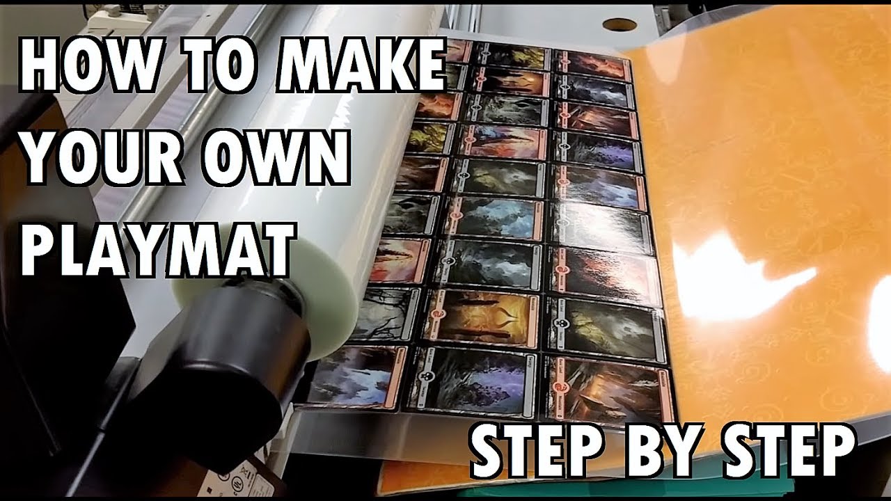 Как сделать свой игровой коврик | Magic the Gathering | Как это сделать
