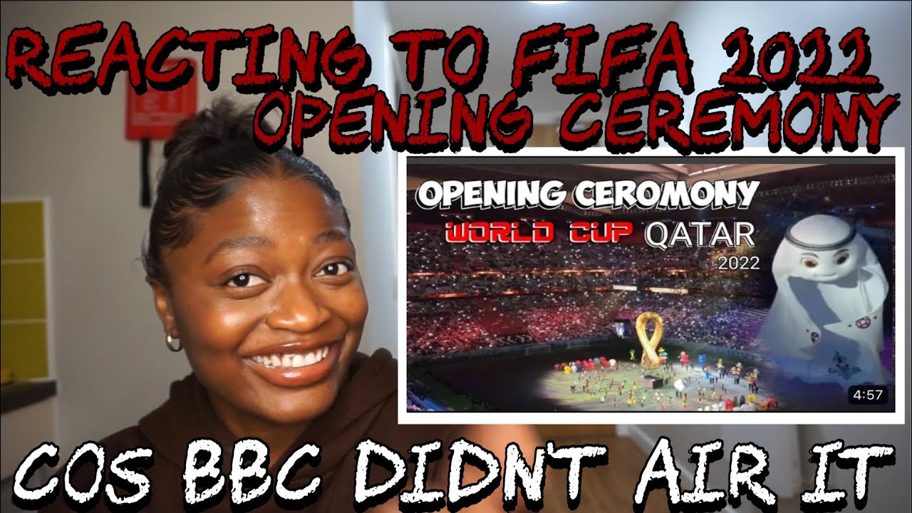 Реакция на церемонию открытия чемпионата мира по футболу FIFA 2022 года. COS BBC не транслировала...