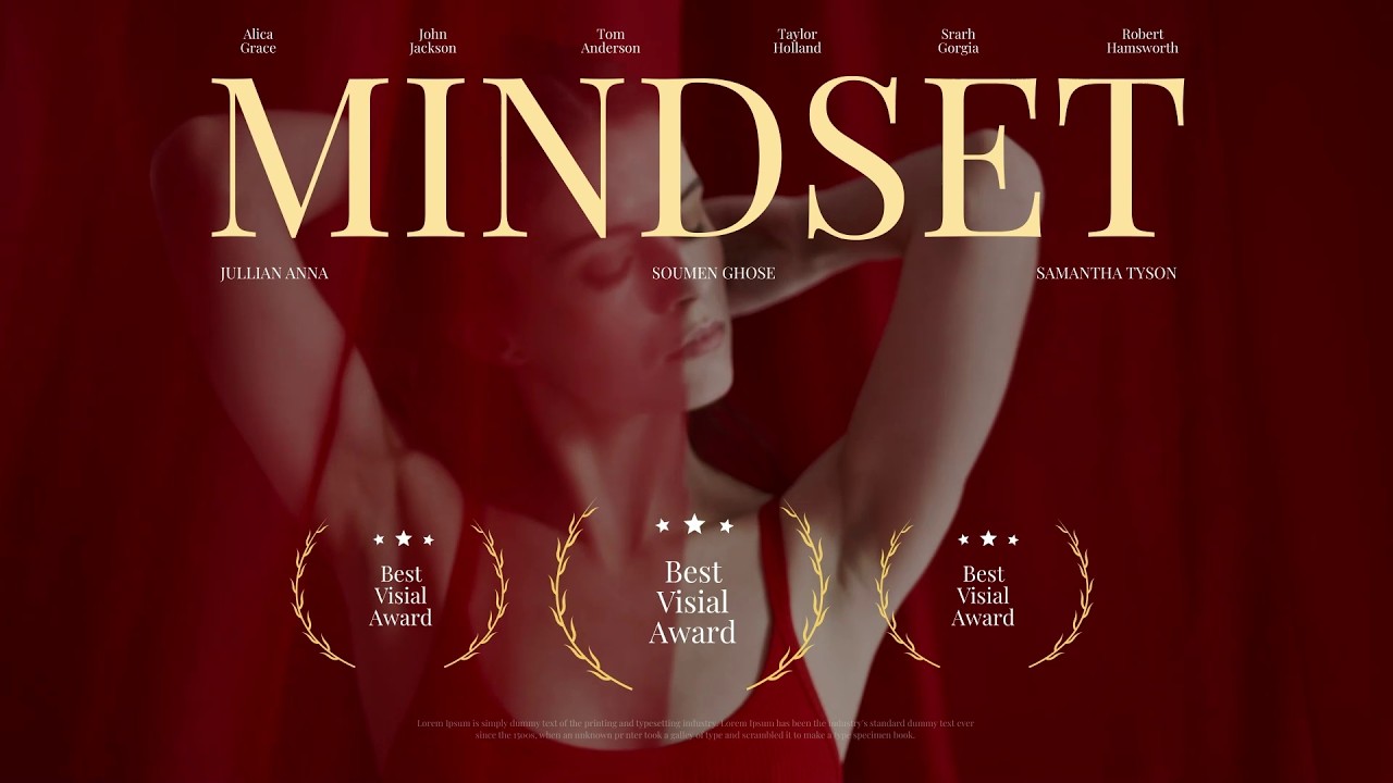 Cinema Title Cards: After Effects template