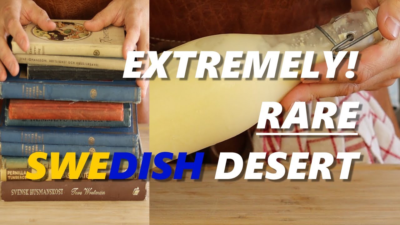Extremely Rare Traditional Swedish Food(Dessert) - KALVDANS