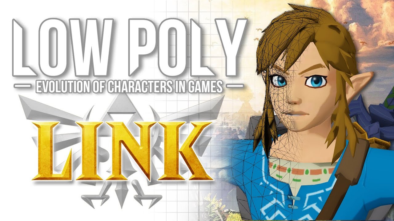 Link - Low Poly (Evolution of Characters in Video Games) - Episode 7
