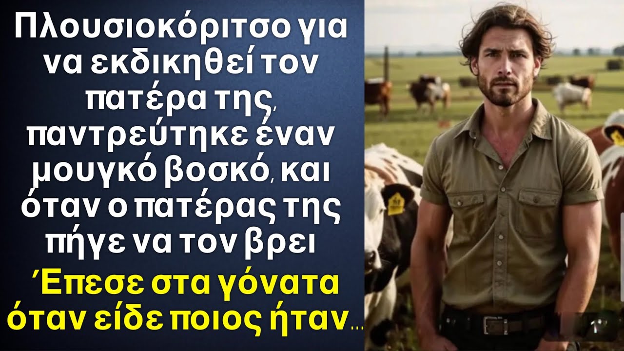 Πλουσιοκόριτσο ΓΙΑ ΝΑ ΕΚΔΙΚΗΘΕΙ ΤΟΝ ΠΑΤΕΡΑ ΤΗΣ παντρεύτηκε έναν μουγκό. Και όταν τον είδε ο πατέρας…