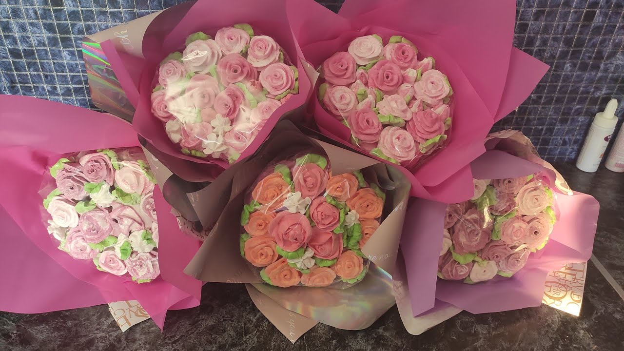 Цветы из зефира. Рецепт без секретов👌