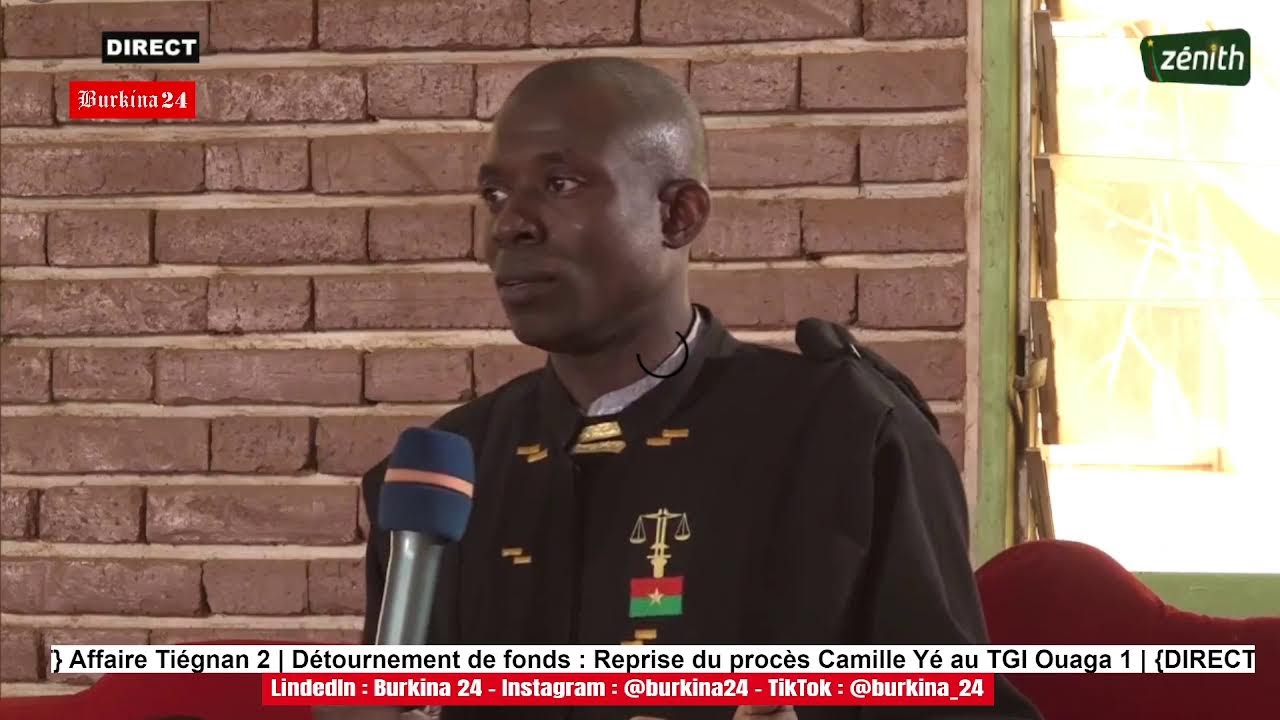 🔴{DIRECT} Affaire Tiégnan 2 | Détournement de fonds : Reprise du procès Camille Yé au TGI Ouaga 1