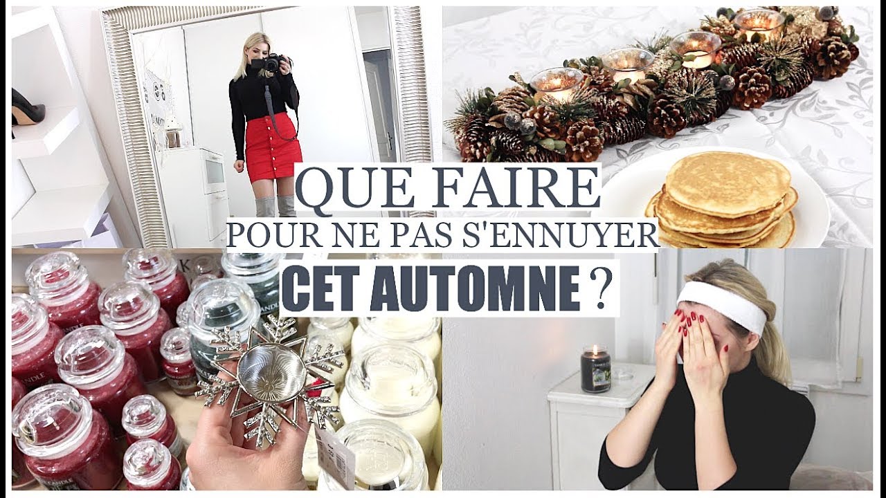 5 CHOSES A FAIRE QUAND ON S'ENNUIE EN AUTOMNE 🍂