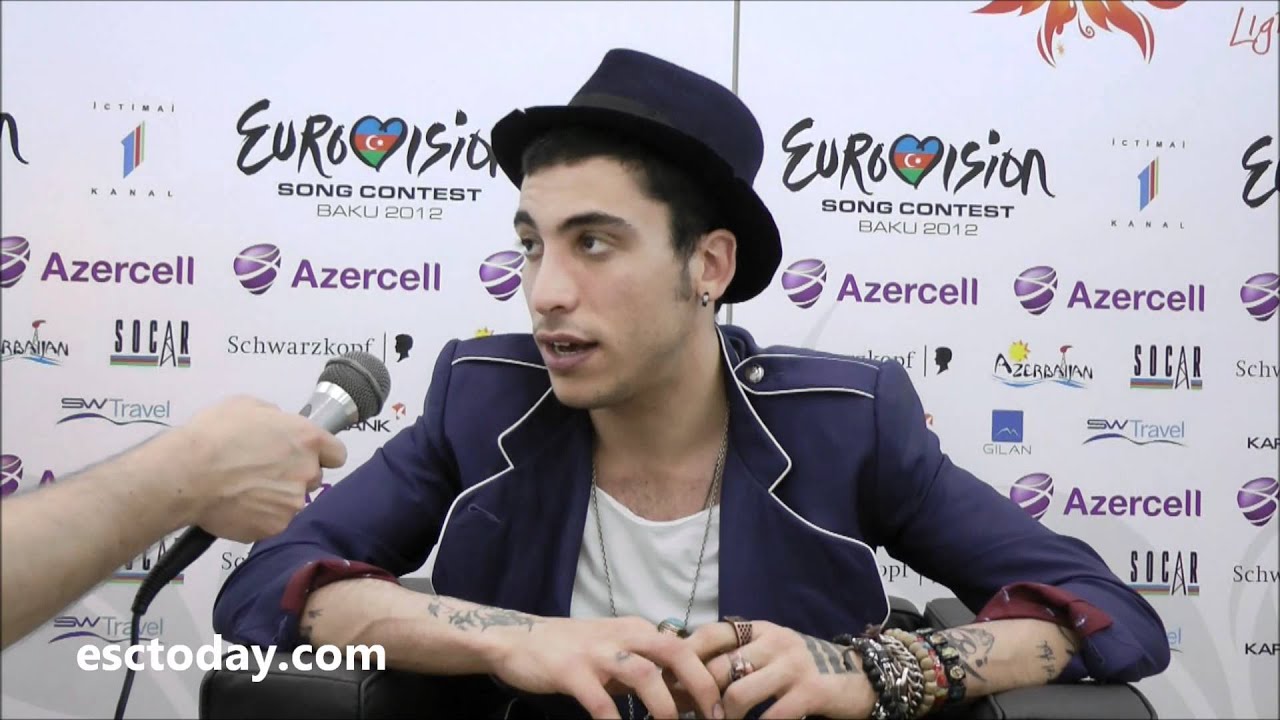 Eurovision Song Contest 2012 - Interview with Can Bonomo, Turkey
