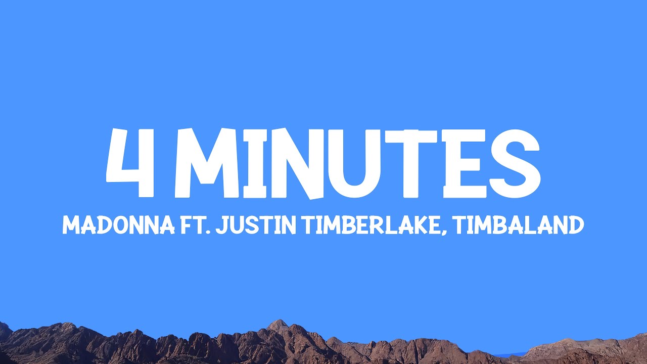 @madonna - 4 Minutes (Lyrics) ft. @JustinTimberlake, @Timbaland