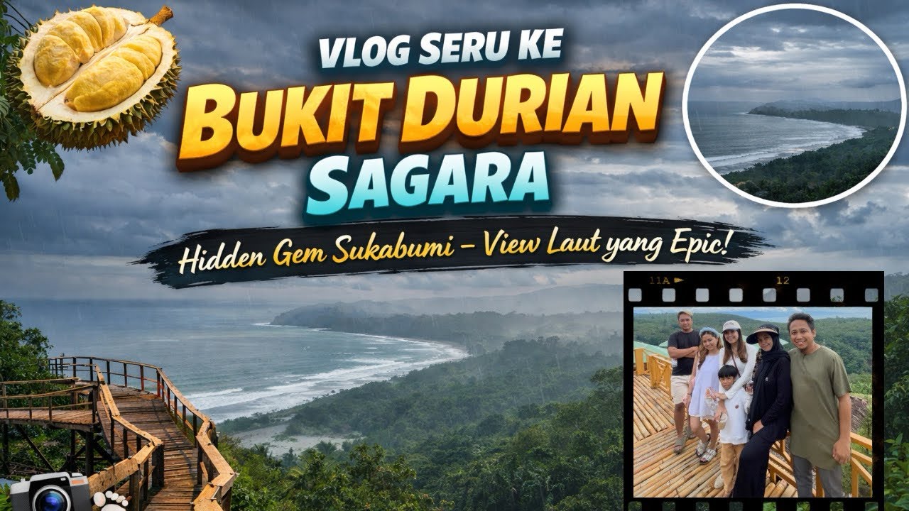 Hidden Gem Sukabumi: Bukit Durian Sagara – View Laut & Sunset yang Bikin Terpesona!