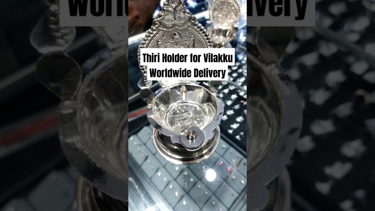 Thiri Holder for Silver & Brass Vilakkus #thiriholder #vilakku #onlineshopping