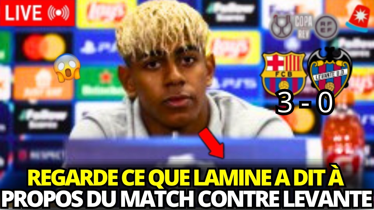 🚨LAMINE YAMAL BRISE LE SILENCE ! LE BARCELONE HUMILIE LEVANTE 3 0 AU CAMP NOU 💥⚽