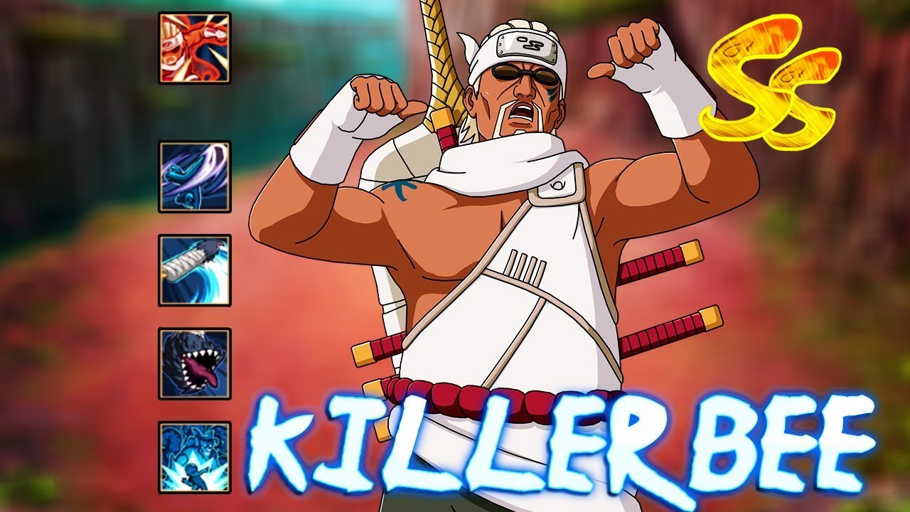 NARUTO ONLINE MOBILE - KILLER BEE SAMEHADA GAMEPLAY