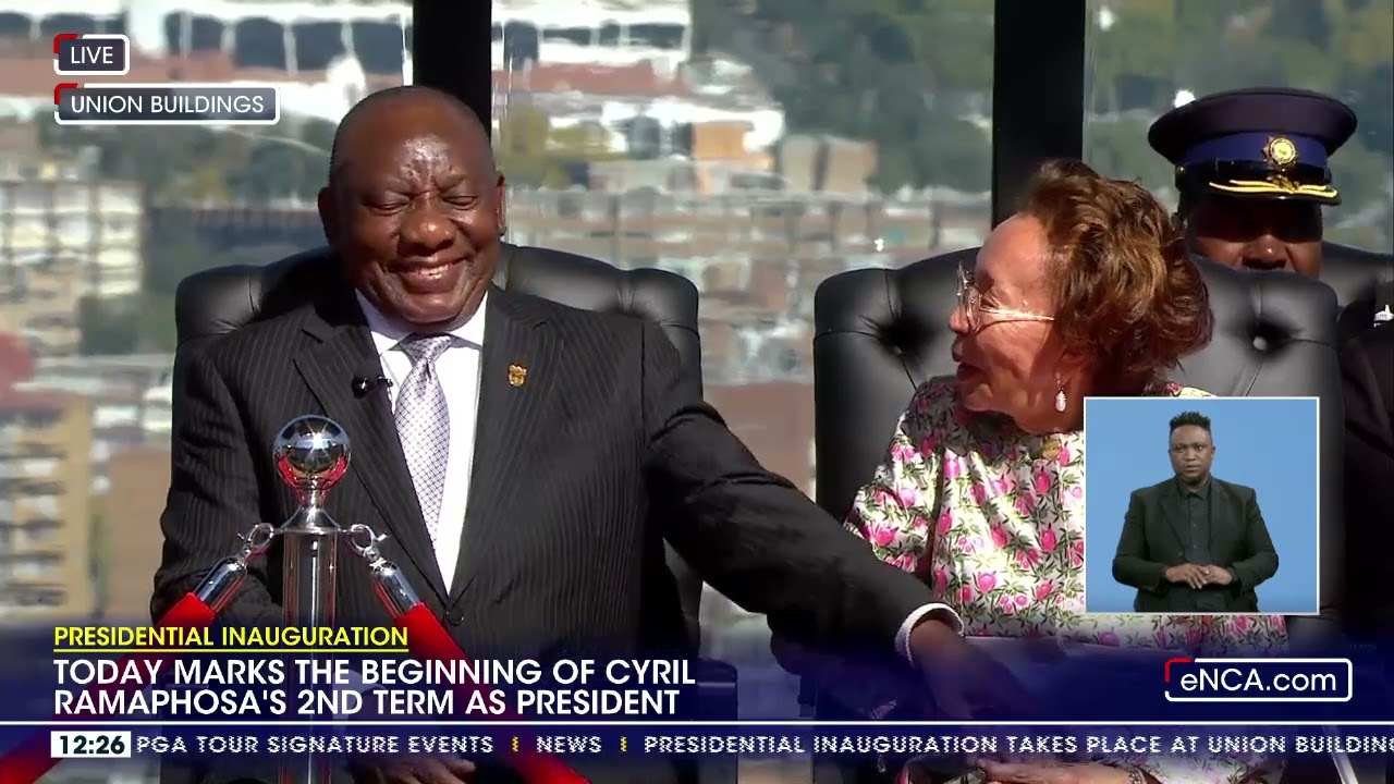 Presidential Inauguration | Ramaphosa signs swearing in certificate