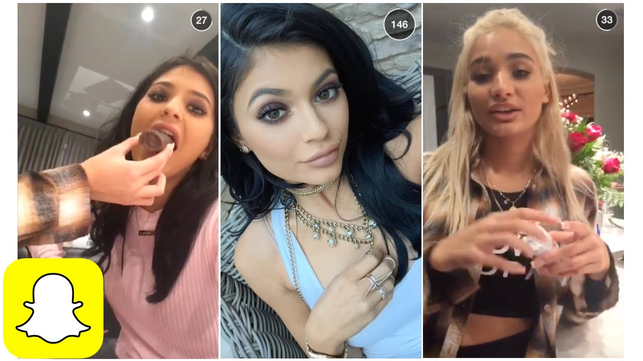 NEW Kylie Jenner Snapchat videos w/ Stas & Pia Mia
