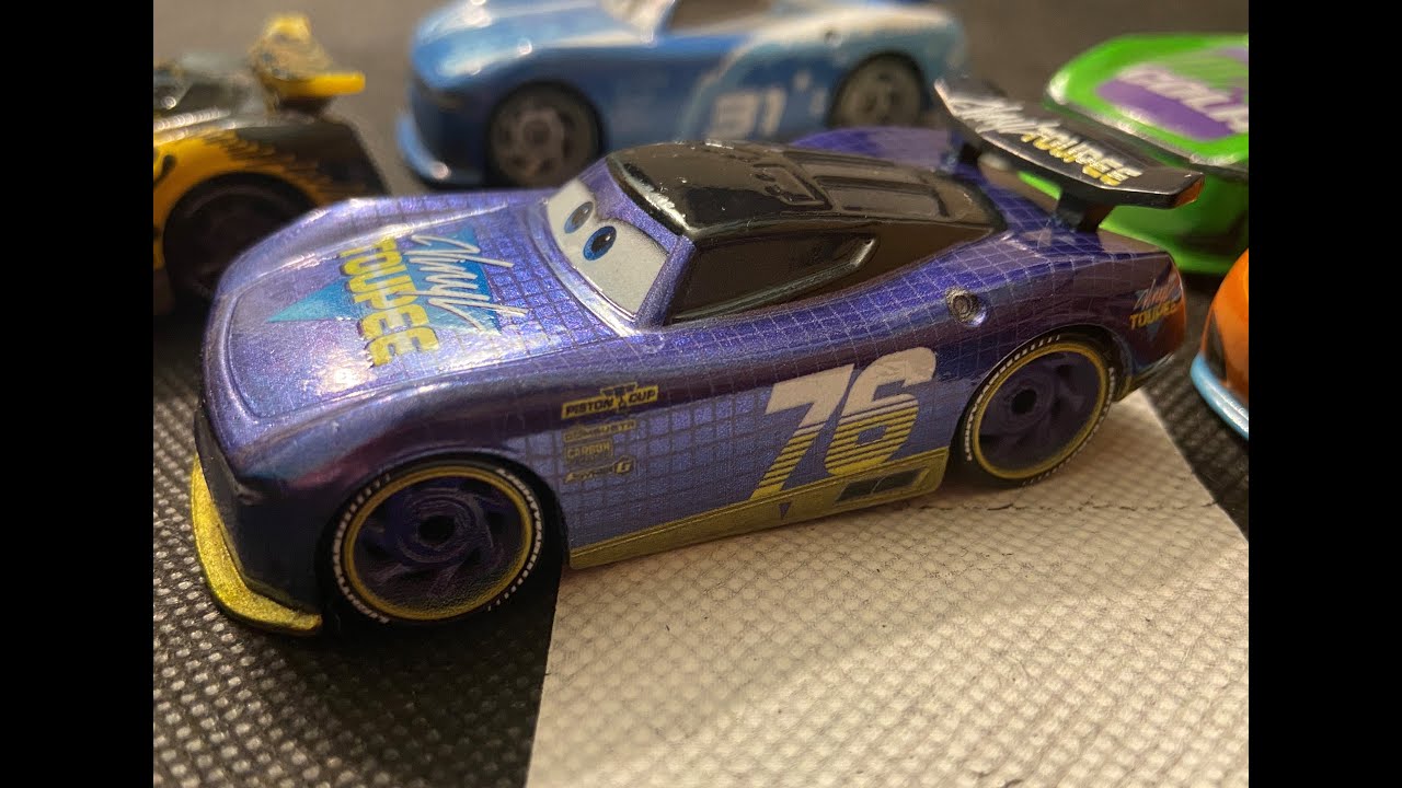 DISNEY PIXAR CARS 3 WILL RUSCH (VINYL TOUPEE #76 NEXT GEN RACER)