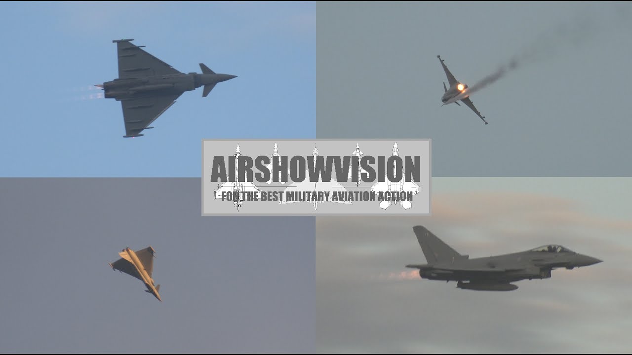 SUNDERLAND RAF TYPHOON SUNSET SHOW 2017 (airshowvision)