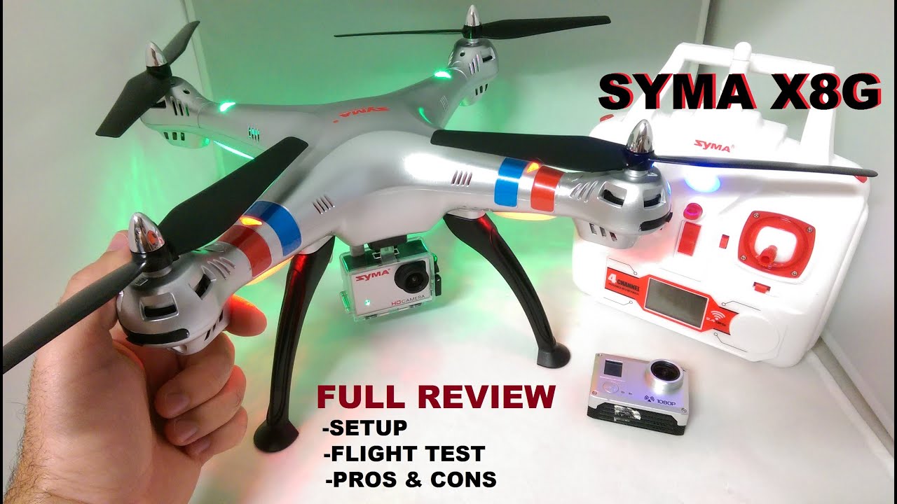 SYMA X8G Review - HD Quadcopter Camera Drone - [Setup - Flight Test - Pros & Cons]