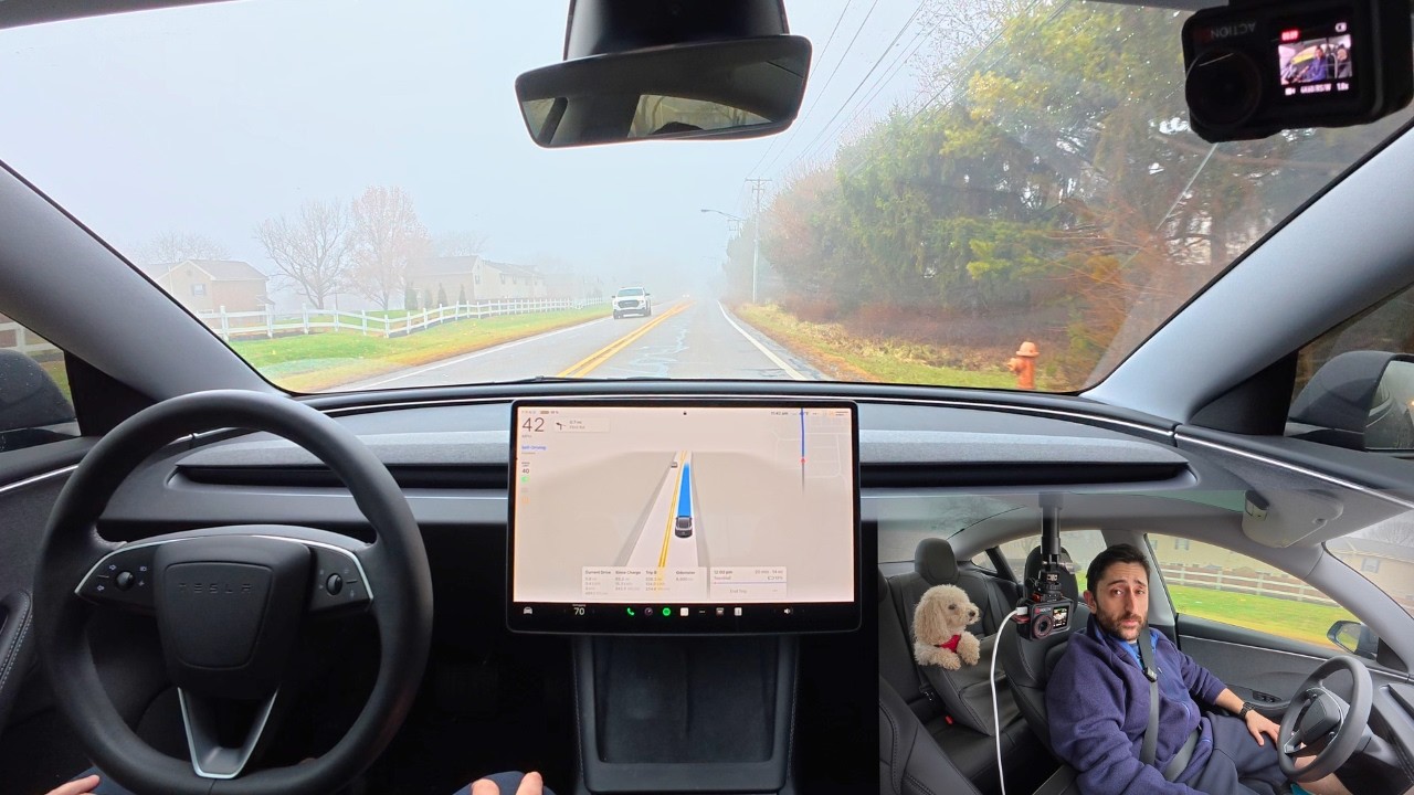 I Drove Tesla FSD 14.2.2 in Dense Fog&hellip; This Surprised Me