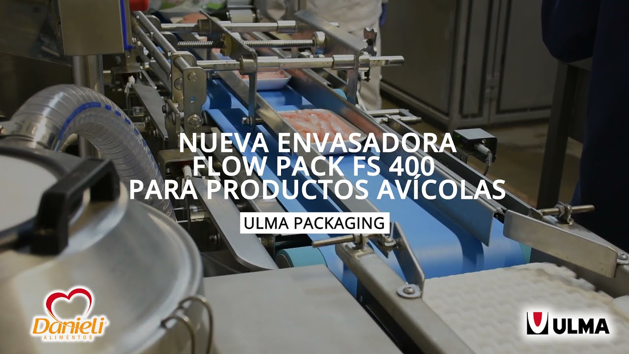 Envasadora Flow Pack FS 400 para productos av&iacute;colas