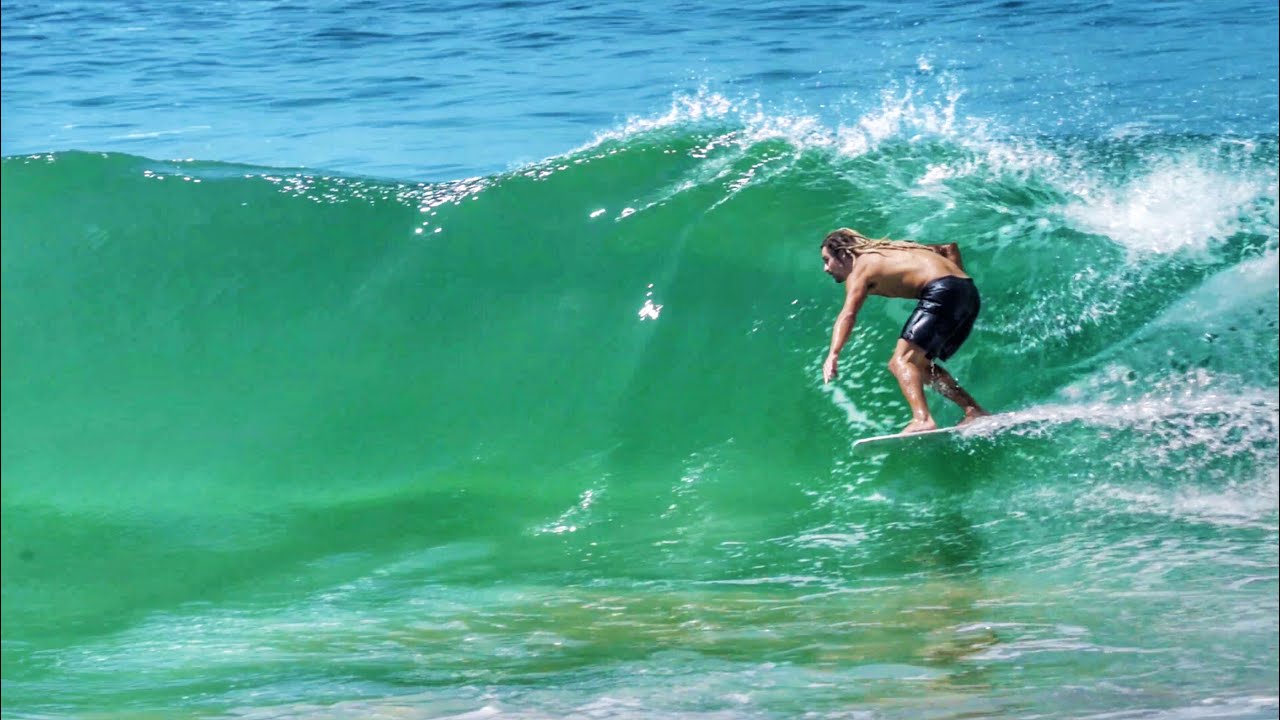 Skimboarding awesome waves w/ GoPro Austin Keen and Friends