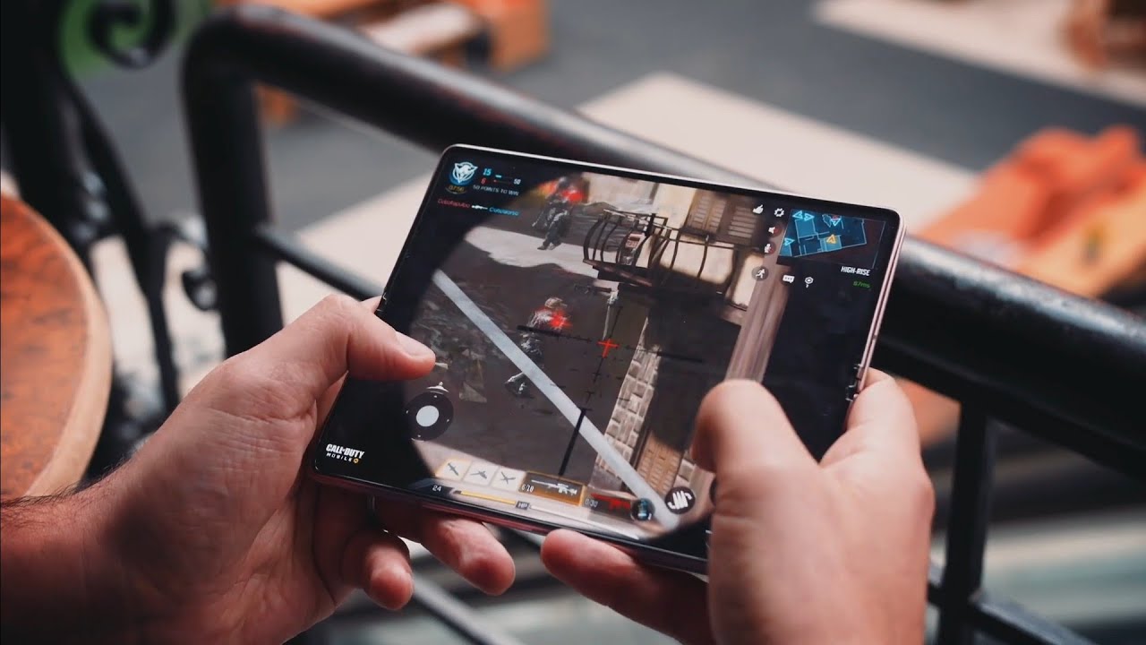 Samsung Galaxy Z Fold 2 Gaming Test Pubg HDR+ Ram 12 | Snapdragon 865+