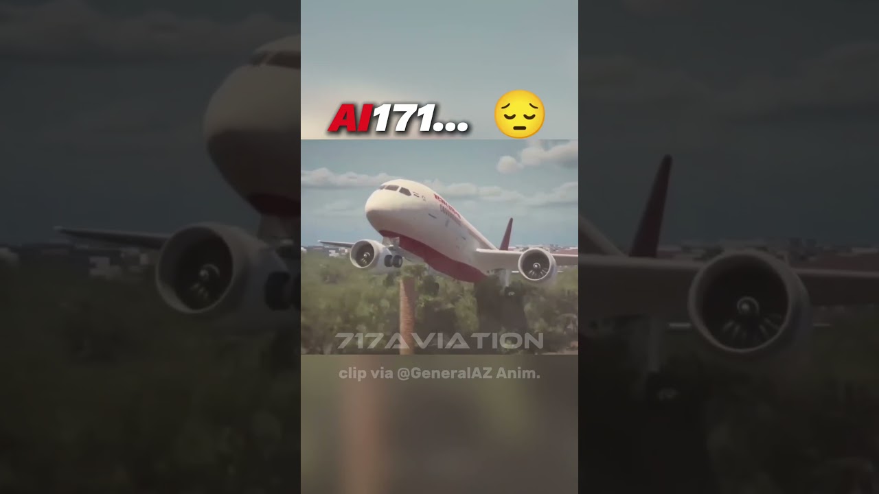 The crash that devasted india... 💔| #aviation #plane #india
