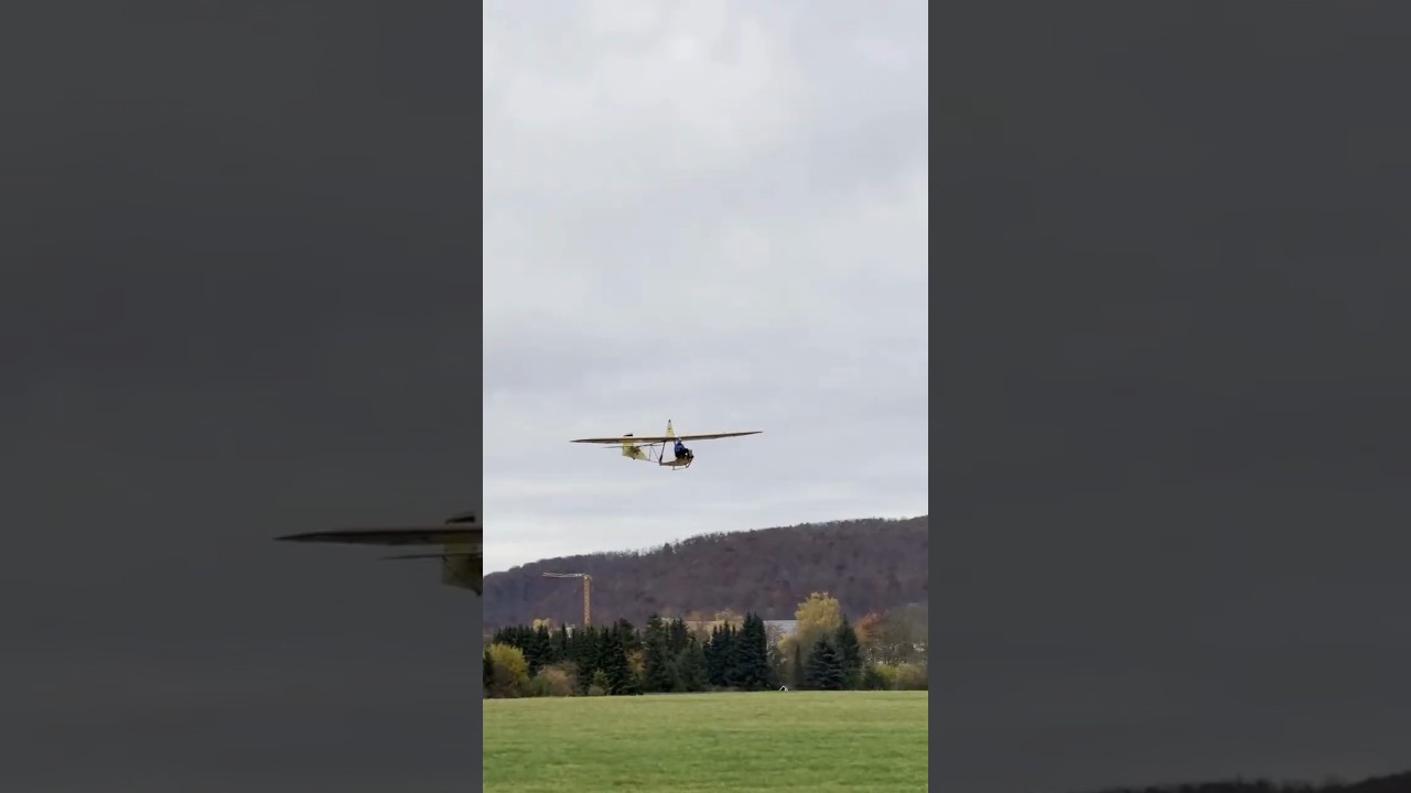 Vintage SG 38 Primary Glider Flight | Open Cockpit Experience in Thuringia