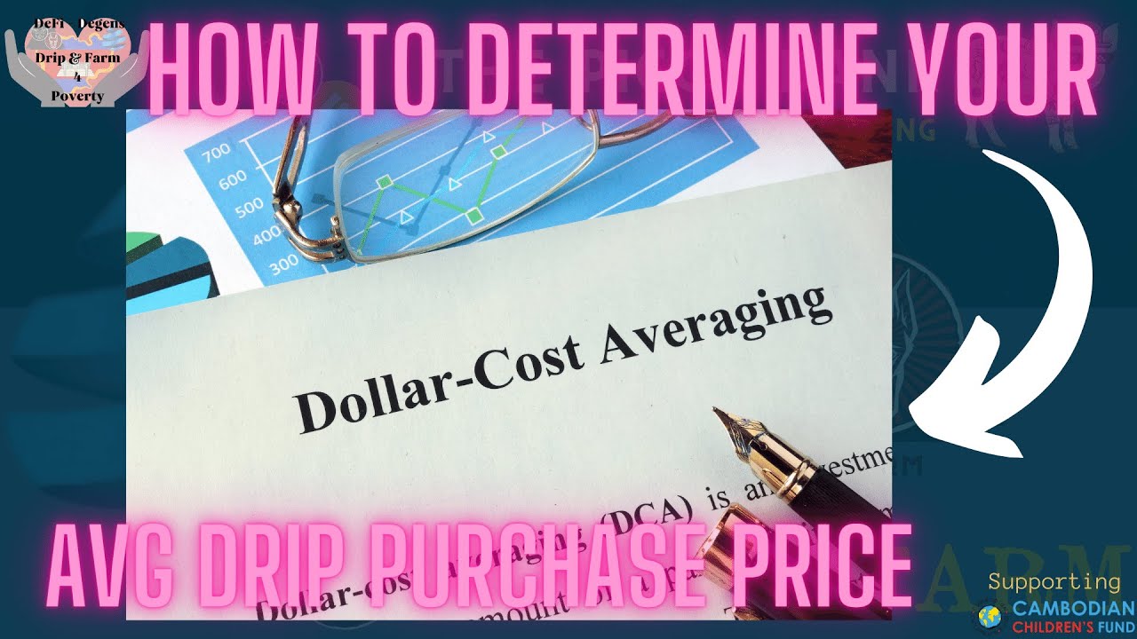 The Drip Network Price how to track and determine DCA drip token price