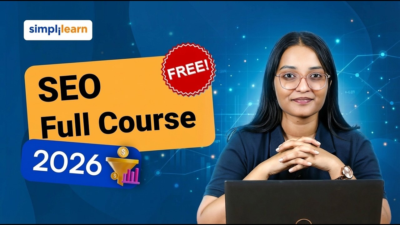 SEO Full Course 2026 [FREE] | SEO Tutorial For Beginners | Complete SEO Training | Simplilearn