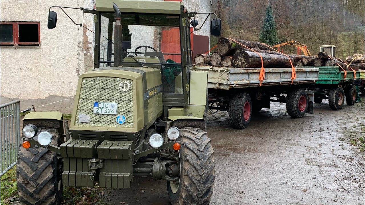 Holz holen mit ZT 325 und HW80 THK5 Fortschritt IFA DDR ZT 300 303 323