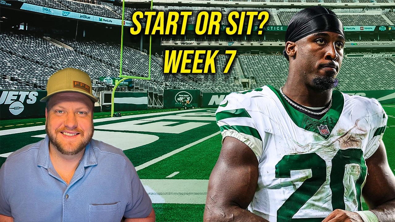 Updated Start/Sit Guide for Week 7 Fantasy Football