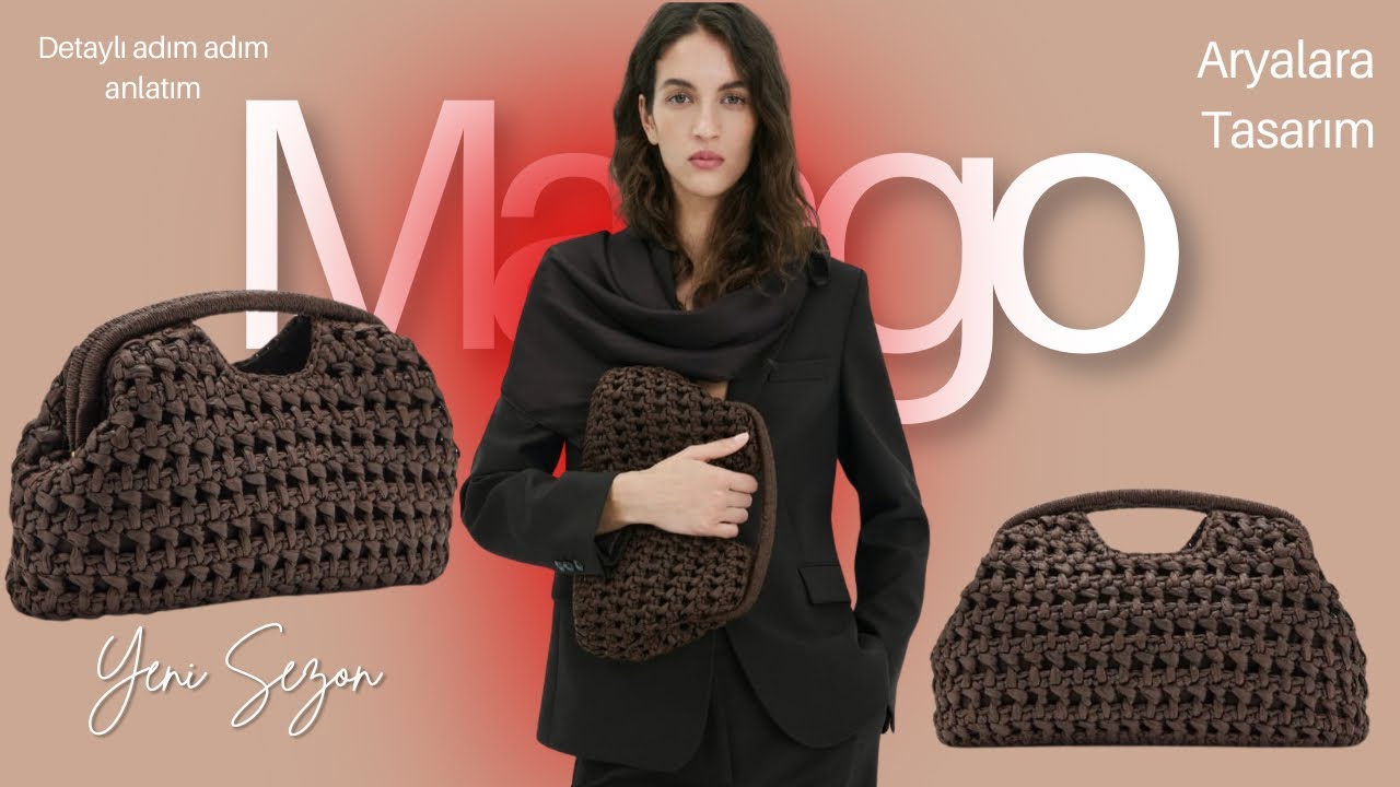 Yeni Sezon M🌸ngo Model Burslu Çanta Yapımı ✨ Tığ işi Adım Adım Anlatım✨Aryalara Tasarım İmzasıyla 