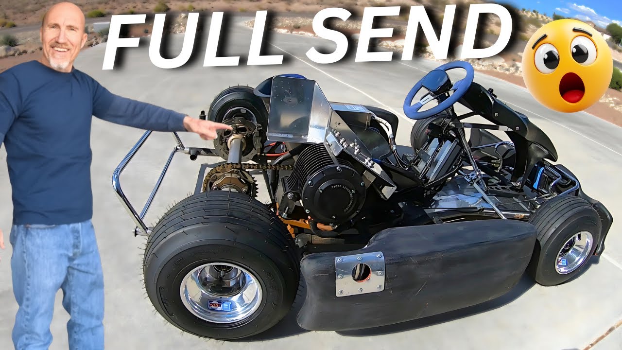 Electric Kart MELTS Tires at Ludicrous Speed