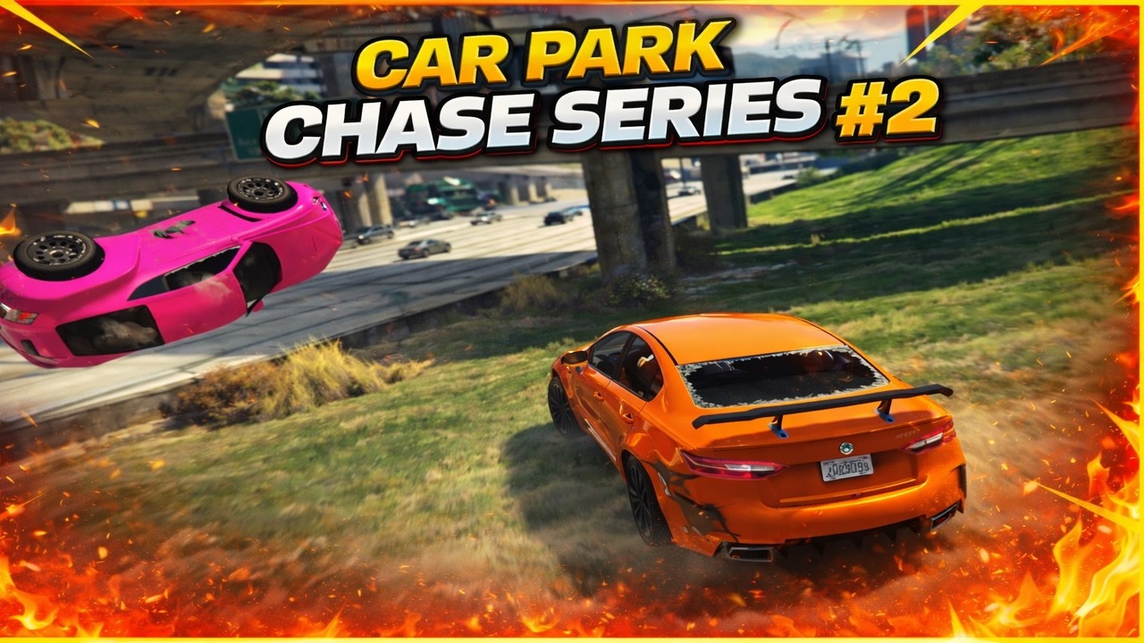 GTA 5 Car Park Chase Series #2