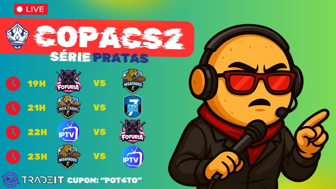 🔴 SÉRIE PRATAS- COPACS2  (QUALIFY) | FOFURIA vs MSAFADOS !  *AO VIVO*