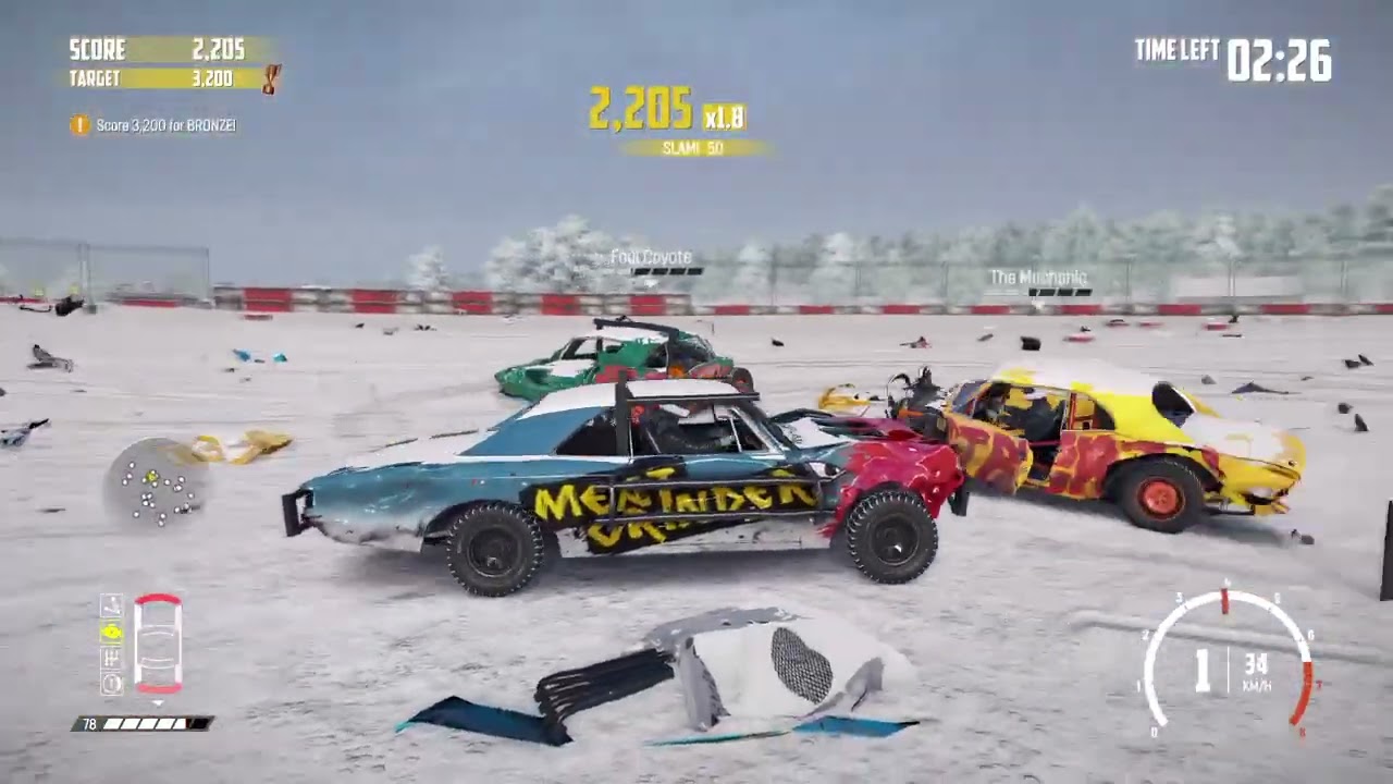 Wreckfest Wednesday (1/14/2026): Winter Demolition Tournament Score Streak - Gold Finish