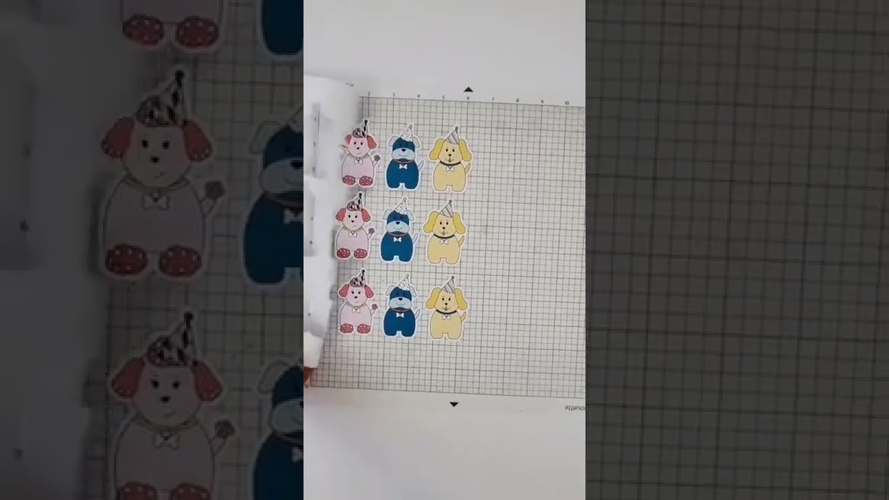 I love using print and cut designs to make easy cupcake toppers!            