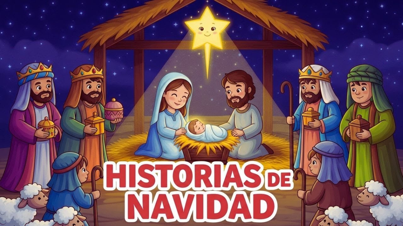 ✨ EL NACIMIENTO DE JESÚS ⭐ Los Tres Reyes Magos y Muchas Historias Bíblicas Para Niños 👑🐑🌟
