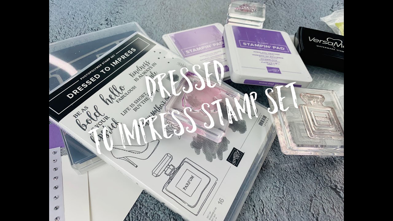 Stampin' Up! Dressed to Impress Embossed Card - Episode 745