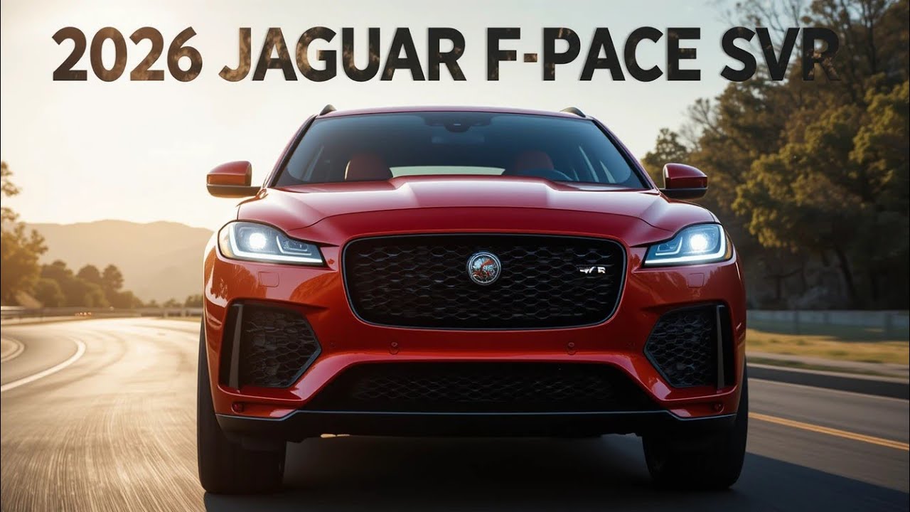 2026 Jaguar F-Pace SVR | British Luxury Meets Supercharged Power