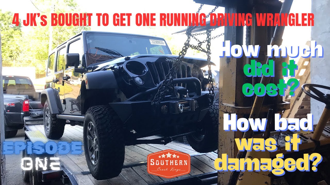 Part 1: Crashed 2017 Jeep Wrangler Rubicon Full Rebuild. Purchase and Tear Down. How bad is it?