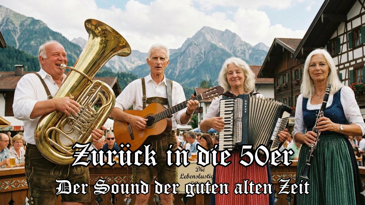 So klang es früher! 🍻 Die schönste Volksmusik im 50er-Jahre Stil (Zeitton - Alpenfreude)