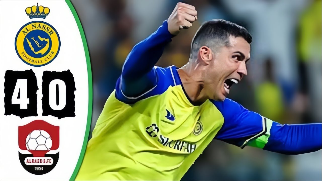Ronaldo Free Kick 🔥 Al Nassr VS Al Raed Highlights All Goals 🐐