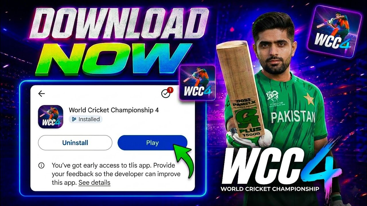 WCC4 Download Link 🔥 All Features + Download Problem Fix