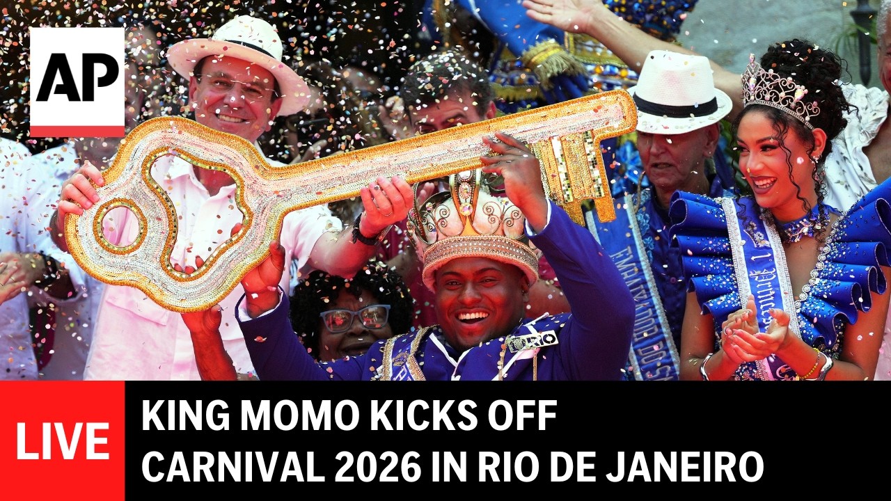 LIVE: King Momo kicks off Carnival 2026 as festivities begin in Rio de Janeiro