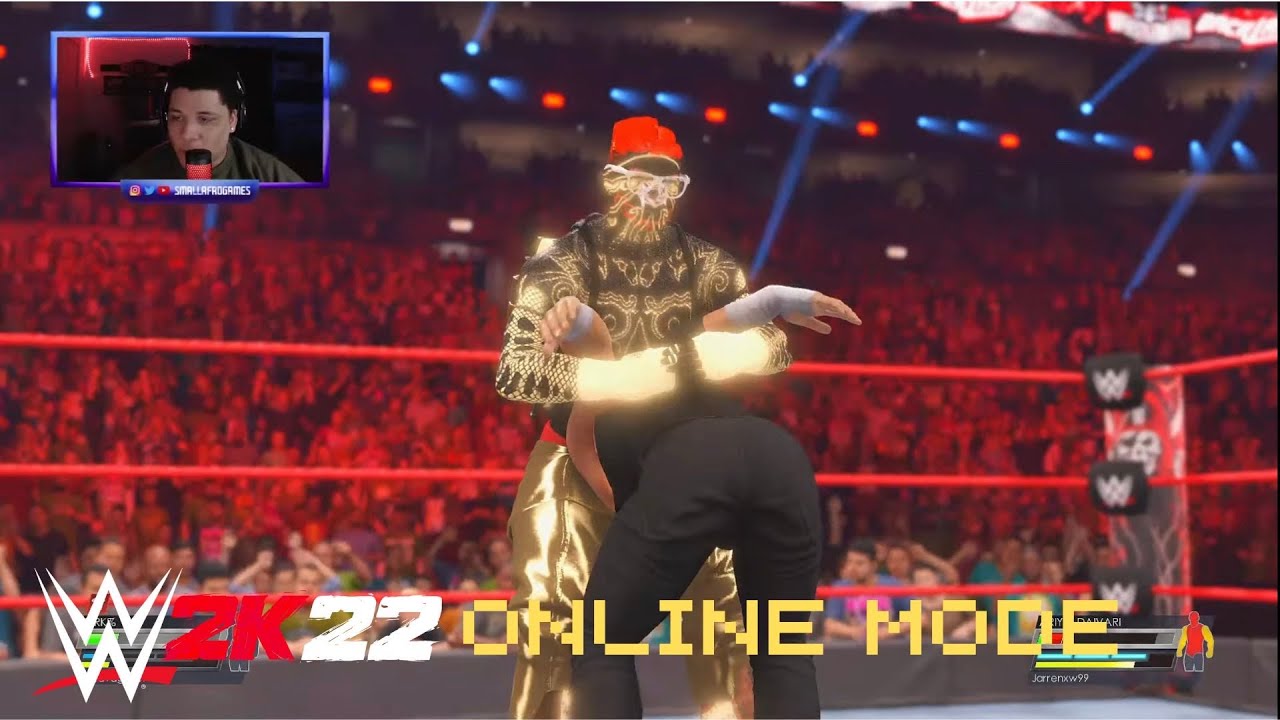 THE WORST CUSTOM CHARACTER I’VE EVER SEEN - WWE 2K22 Online