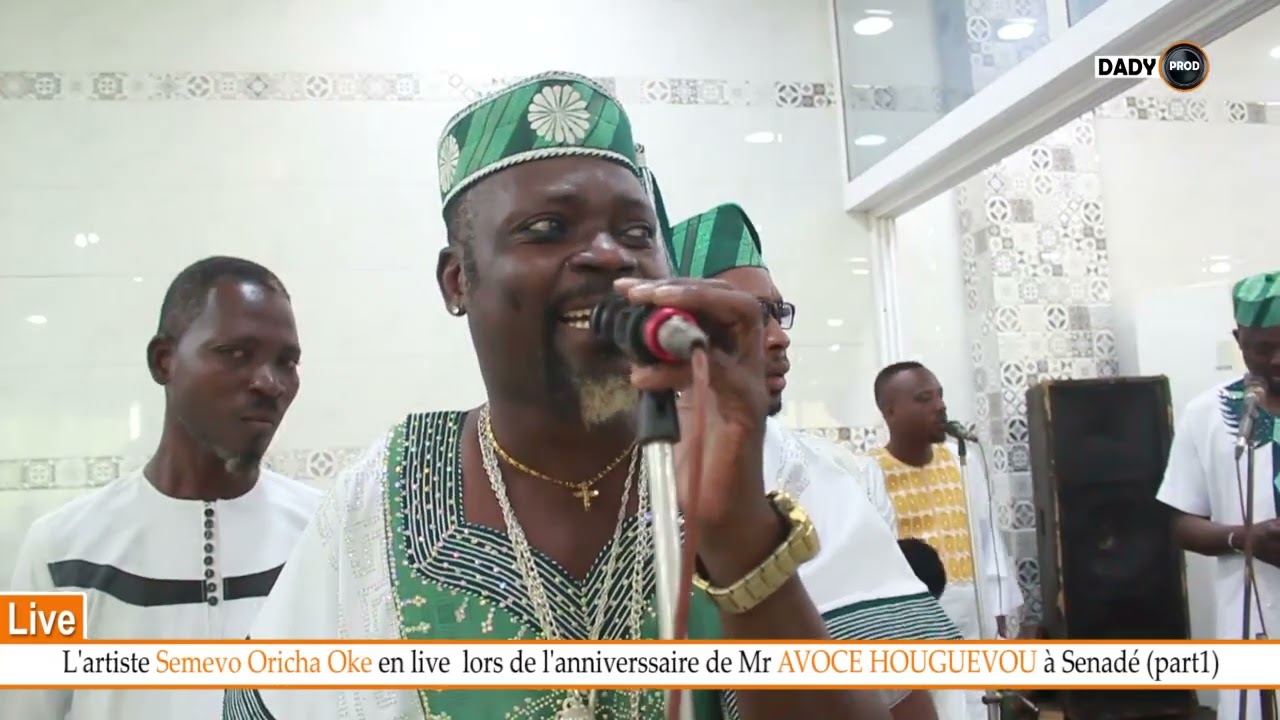 Semevo Oricha Oké en Live lors de l'Anniversaire de Mr Avocè HOUNGUEVOU (Part 1)