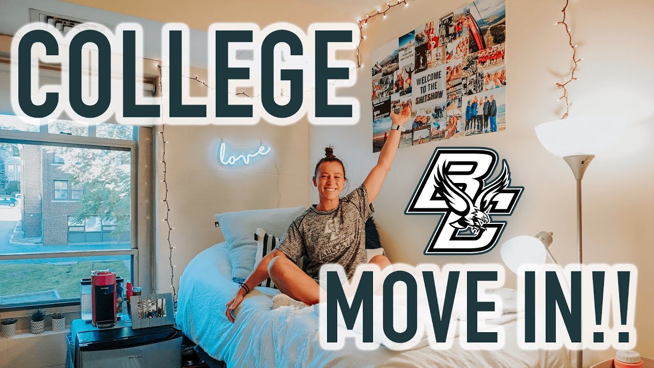 BOSTON COLLEGE MOVE IN | ROOM TOUR FOR ON CAMPUS HOUSING